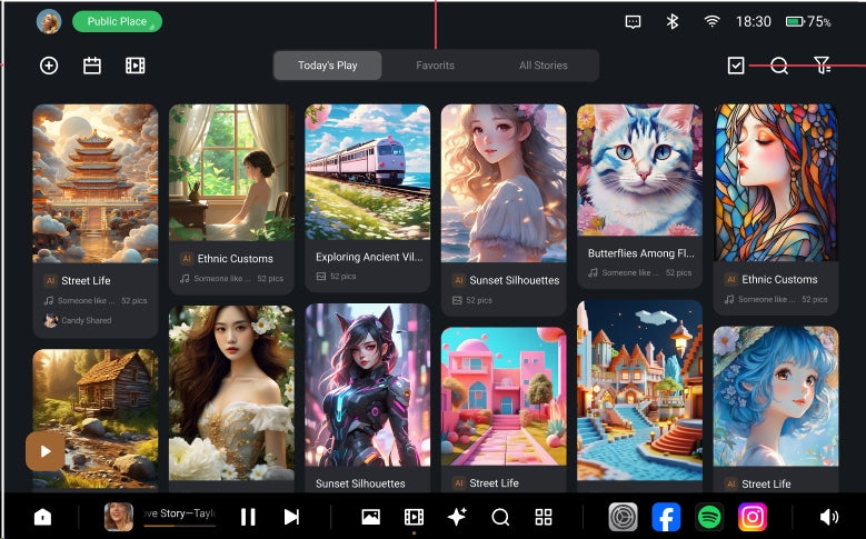 AI-Curated Daily Albums