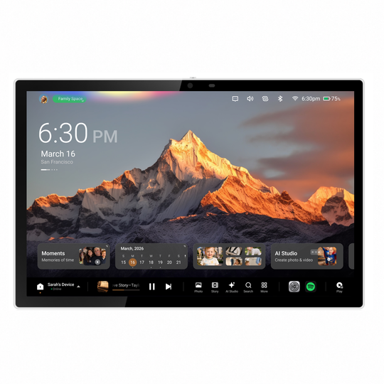 MEMKEE GO — AI Photo Frame, Synced From Memkee Home